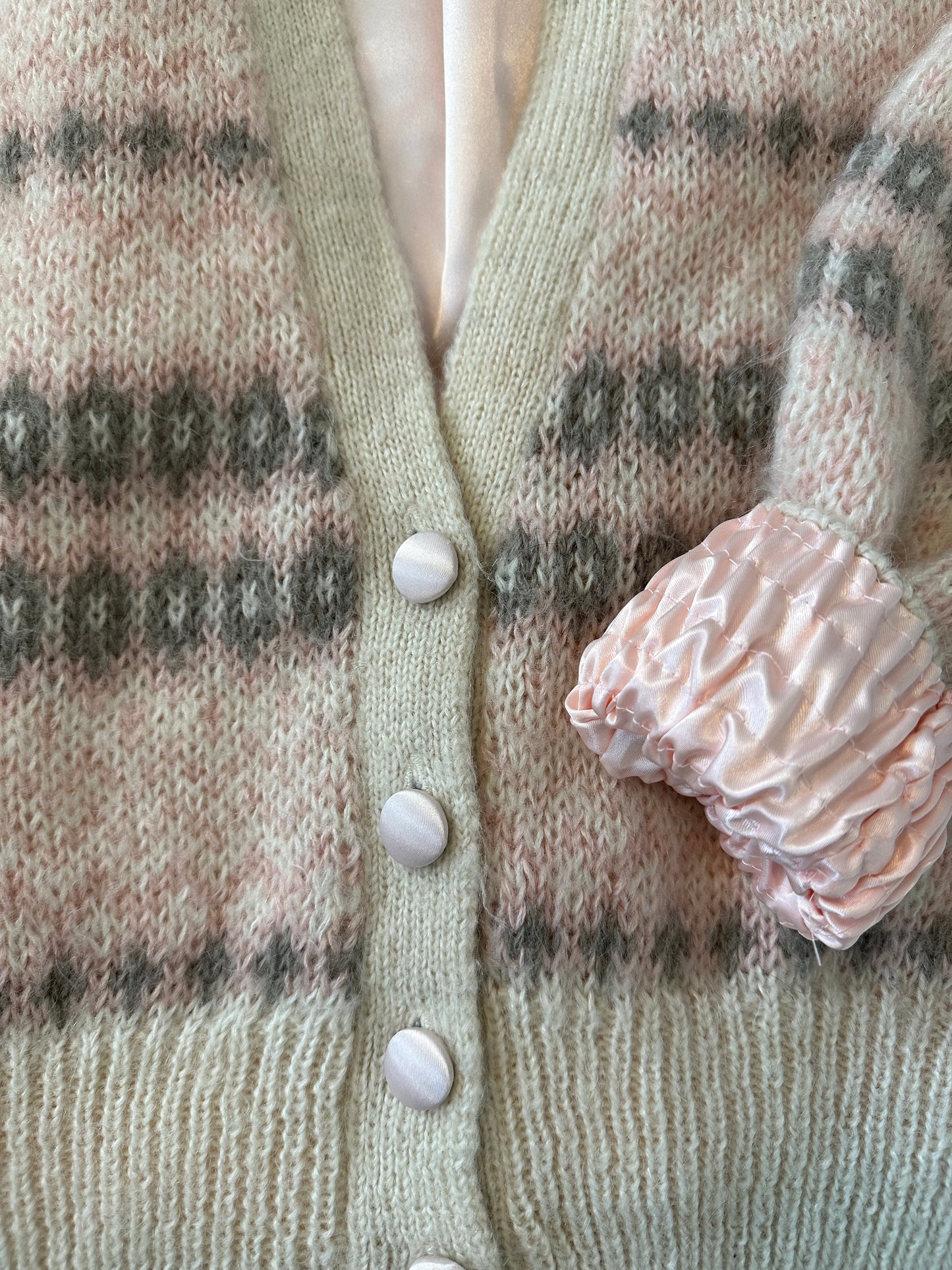 Light Pink Nordic Cardigan